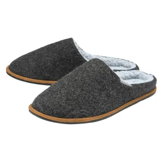 Herren Plüsch gefütterte Pantoletten mit Memory Foam