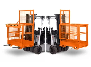 RR Arbeitskorb Typ RAK-DUO, RAL 2004 Reinorange
