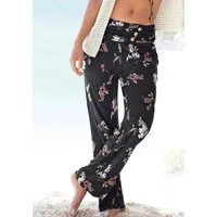 LASCANA Strandhose aus leichter, weicher Viskose Jerseyhose, elastisch, luftige Sommerhose, Schlupfhose