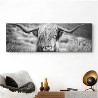 Reinders! Wandbild Wandbild Highlander Bulle Tiermotiv - Nahaufnahme - Hochlandrind Bild, Kuh (1 St)