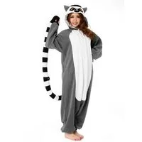 Metamorph Kostüm Lemur Overall Tierkostüm Karneval Faschingskostüm, Das Original aus Japan: kuscheliger Onesie von Sazac