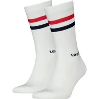 Levi's® Socken LEVIS REGULAR CUT SPORT STRIPE 2P (2-Paar, 2er Pack) mit auffälligen Streifen