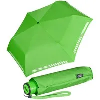 iX-brella Taschenregenschirm für Kinder Safety Reflex - reflektierende Streifen, manueller Öffnungsmechanismus, in vielen Farben