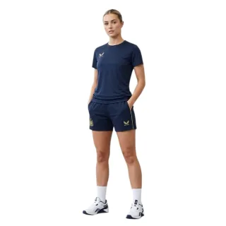 Castore - Fußballshorts für Damen (Kohlen-Schwarz)