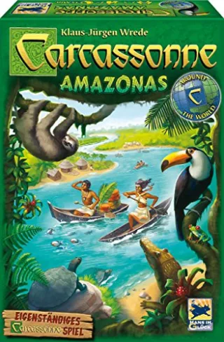 Schmidt Spiele Hans im Glück 48261 Carcassonne Amazonas Spiel und Puzzle