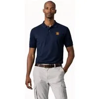 Belstaff Poloshirt Herren Retro Patch Regular Comfort Fit Baumwollpiqué Gestickter Phönix-Aufnäher, Rippkragen und bündchen