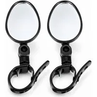 StellarLuma Fahrradspiegel Fahrradspiegel 2 Stück für Fahhradlenker, E-Bike Rückspiegel Zubehör (Set, 2er Set Packung), 360° drehbarer Fahrradspiegel im 2er-Set für klare Rücksicht