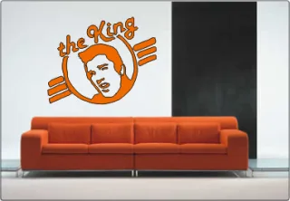 Wandtattoo "Elvis The King"