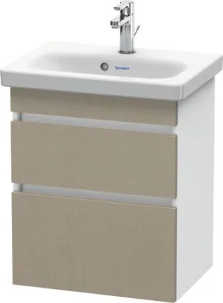 Duravit DuraStyle Waschtischunterbau wandhängend Leinen & Weiß Matt 500x368x610 mm - DS640307518 DS640307518