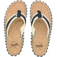 Gumbies Corker in Black T-Strap-Zehentrenner Hergestellt aus recycelten Materialien