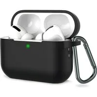 AVANA Kopfhörer-Schutzhülle Hülle für Apple AirPods Pro 2 Generation Schutzhülle 360° Cover Case, Slim Fit, Ladecase Tasche, Schwarz