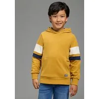 Scout Kapuzensweatshirt Hoodie in colorblocking Look - NEU von SCOUT Sweatshirt mit kontrastfarbigen Ärmeleinsätzen, für Jungen