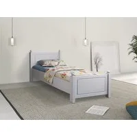 OTTO home Massivholzbett Mila, hohe Belastbarkeit Jugendbett,! FSC® zertifiziertes Massivholz (Breite/Belastbarkeit 180cm/220 KG, 140cm/180 KG, 90cm/=120 KG), aus massiver Kiefer, inklusive Lattenrost