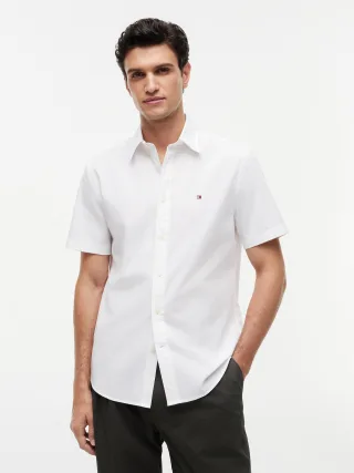 STRUCTURE MULTI STP S/S White Stripe - Gr. - L