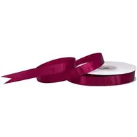 Creativery Satinband, Satinband 12mm x 25m Rolle Weinrot / Bordeaux