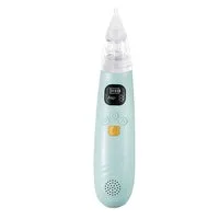 AURIVION Nasensauger Nasensauger für Kinder, automatisch mit 3 Saugstufen, Set 6-tlg., Nasal Aspirator zur schnellen und hygienischen Reinigung, Elektrischer Nasenreiniger Baby & Kinder sicher & sanft