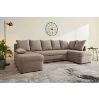 Jockenhöfer Gruppe Wohnlandschaft U-Form, B: 260 cm, mit Bettfunktion & Bettkasten
