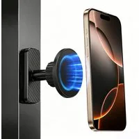 OYLCDI Smartphone-Halterung Magnetischer Handyhalter, 360° Drehung, MagSafe kompatibel, (iPhone 17–11 & Android inkl. Metallring, Universal Smartphone Halterung für Auto, Fitness & Metallflächen)