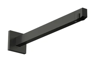 Hansgrohe Brausearm E 390mm brushed black chrome , 24337340 24337340