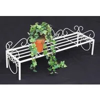 DanDiBo Blumenhocker Blumenregal Metall 75 cm Blumenständer Mi Blumentreppe, Pflanzentreppe Blumenhocker Pflanzenständer
