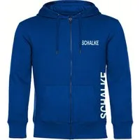 multifanshop Kapuzensweatjacke Schalke - Brust & Seite - Sweat