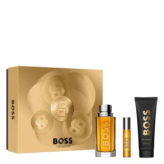 HUGO BOSS BOSS The Scent For Him Eau de Toilette Geschenkeset 100 ml, 10 ml Reise-Spray & 100 ml Duschgel