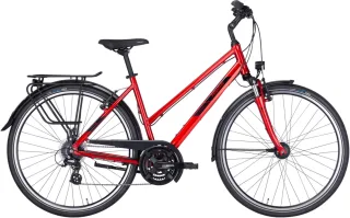 Fahrrad  - Pegasus Solero SL 24 trapez rot   - 50 cm