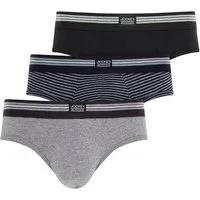 Jockey Slip Cotton Stretch (3er Pack) ohne Eingriff, elastisch, bequem