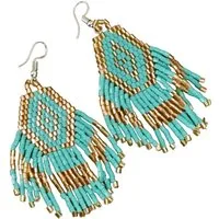 Guru-Shop Paar Ohrhänger Indigener Schmuck, Boho Ohrringe, Ethno..