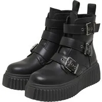 Buffalo Buffalo ZAFIR BIKER BUCKLE - VEGAN NAPPA Stiefel