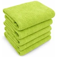 MatratzenL.A.B® Handtuch Set Gomez 500 g/m² Blauer Schwan®, 100% Baumwolle (1er oder 5er Set)