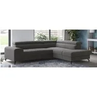COTTA Ecksofa Aura L-Form, B: 260 cm, mit Bettfunktion, Bettkasten & Kopfteilverstellung
