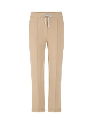 Marc Cain Sports - Schlupfhose FRIA aus Baumwollmix light stone - Gr. - 42