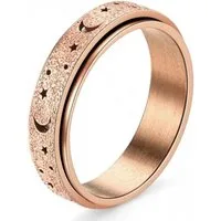 Eyecatcher Fingerring Anti Stress Fidget Ring Mond Sterne Anxiety Ring Langeweile, Drehbarer Ring, Beweglicher Ring