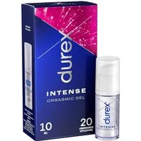 durex Stimulationsgel Intense Orgasmic Gel - Pumpflasche 10ml, Steigert das Lustempfinden, 1-tlg., Wärmende, kühlende und prickelnde Effekte