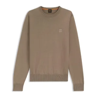 Herren Boss Kanovano S Logo-Label Pullover in Grün
