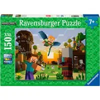 Ravensburger Puzzle Minecraft, Baukunst und Abenteuer, 150 Puzzleteile, 150 XXLTeile, Made in Germany