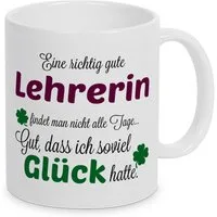 TASSENKING Tasse, Eine gute Lehrerin... - Tasse -Kaffeebecher - Geschenk