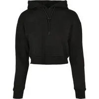 URBAN CLASSICS Rundhalspullover Urban Classics Damen Ladies Short Terry Hoody (1-tlg)