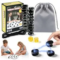 Bundviel Lernspielzeug Lernspielzeug Tisch-Magnetspiel,Reises Magnetisch spiel,Magnetic Chess