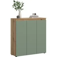 Home affaire Mehrzweckschrank CIPELA, 105x111 cm, viel Stauraum, variable Einlegeböden, universal (1-St., in vielen verschiedenen Trendfarben verfügbar) Schuhschrank, Kleiderschrank, Universalschrank, Aktenschrank, Schrank