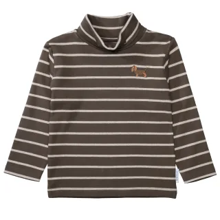 BASEFIELD - Kn.-Shirt, turtleneck deep brown - Gr. - 122