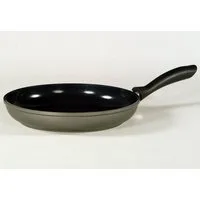 Krüger Bratpfanne Aluguss Pfanne flach Potsdam, 24 cm, Aluminiumguss (1-tlg), für Induktions-Kochfelder geeignet
