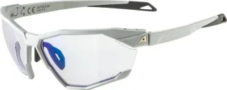 Alpina Twist Six VM Sportbrille smoke-grey matt/varioflexmirror+ blue one size