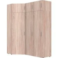 Wimex Schranksystem Münster (Spar-Set, 6tlg: Eckschrank+ 2 Schränke 30cm und 40cm breit+ 3 Aufsatzmodule) Mehrzweckschrank