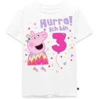 Spreadshirt T-Shirt Peppa Wutz Hurra Ich Bin 3 Jahre Kinder Premium T-Shirt (1-tlg)