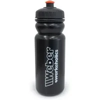 Weber GmbH Trinkflasche #Werkeholics Sport Fitness, Fahrrad Trinkflasche, Inhalt 650ml, schwarz, Kunststoff