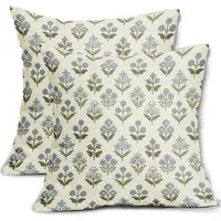 Zaewry Kissenbezug Vintage-Blumen-Kissenbezug, Boho-Kissenbezug, (1 Stück), geeignet für Outdoor- und Landhausstil-Wohnraumdekoration