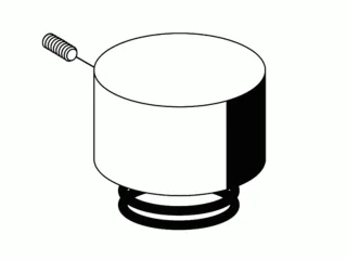 Schell Betätigungshaube SchellOMAT BASIC für WC-Spülarmatur chrom 230430699