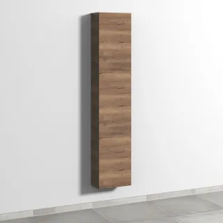 Sanipa 3way Hochschrank mit 1 Tür, Eiche-Tabak SM16350